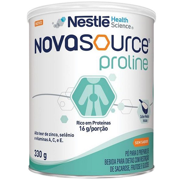 Novasource Proline Sem Sabor Pó - Lata 330g - Nestlé