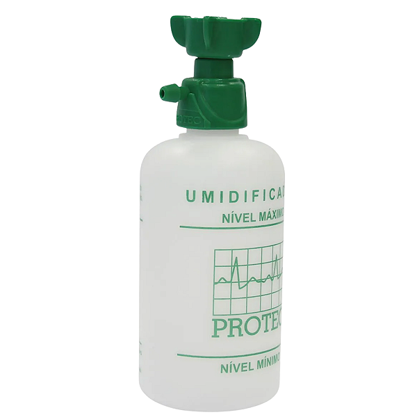 Umidificador com Frasco Plástico 250ml Oxigênio - Protec