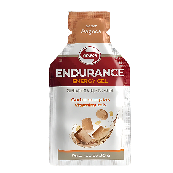 Endurance Energy Gel 30g Sabor Paçoca - Vitafor