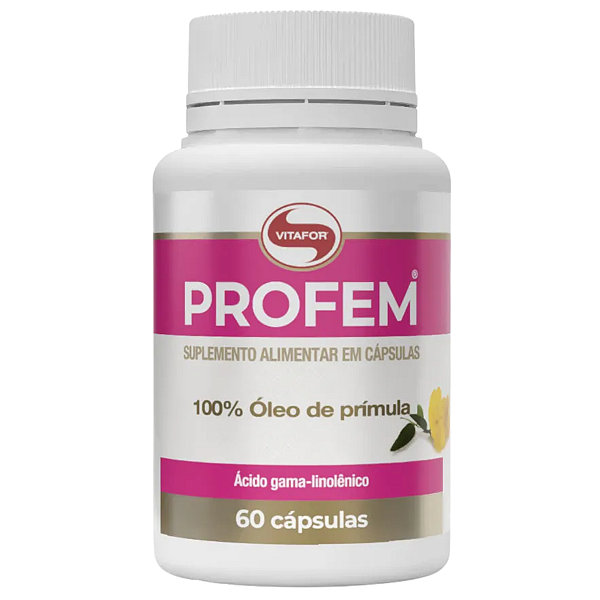 Profem Suplemento de Óleo de Prímula 1000mg 60caps - Vitafor