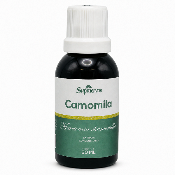 Extrato Concentrado de Camomila Matricaria chamomilla 30ml Supraervas