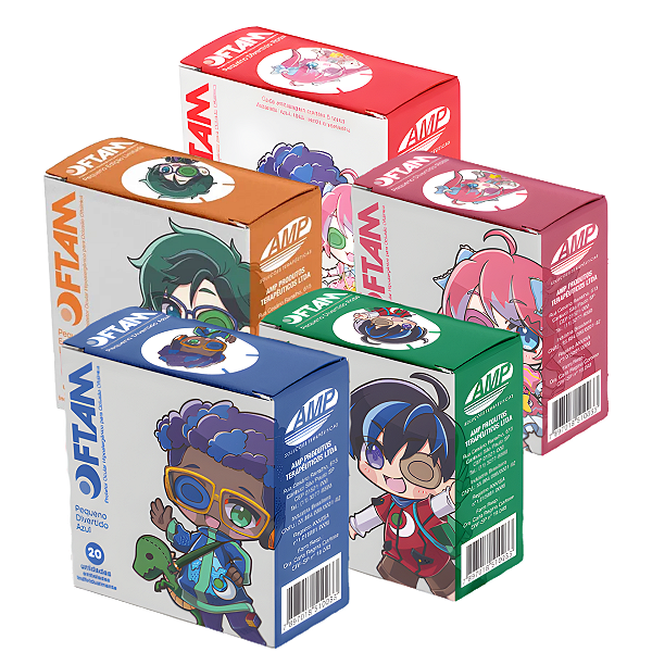 Protetor Ocular Pequeno Oftam - C/ 20 Unidades - AMP