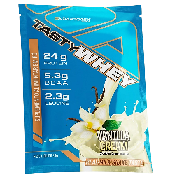 Tasty Whey Sorvete de Baunilha 36 g – Adaptogen