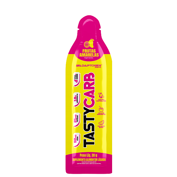 Tasty Carb Sabor Frutas Amarelas 30 g – Unidade - Adaptogen