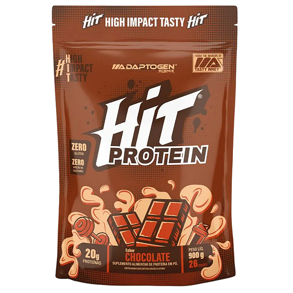 Whey Hit Protein Chocolate Bag 900 g – Adaptogen
