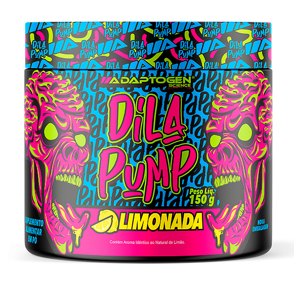Pré-Treino Dila Pump Sabor Limonada 150 g – Adaptogen