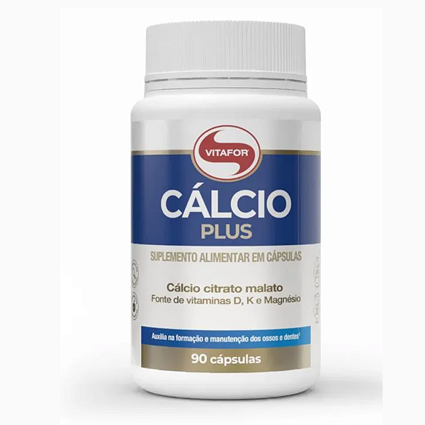 Cálcio Plus 800 mg 90 Cápsulas – Vitafor