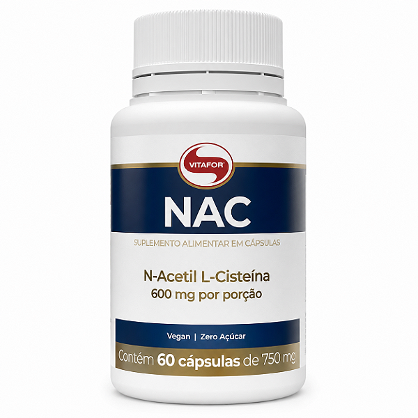 NAC N-Acetil L-Cisteína 600 mg Vitafor