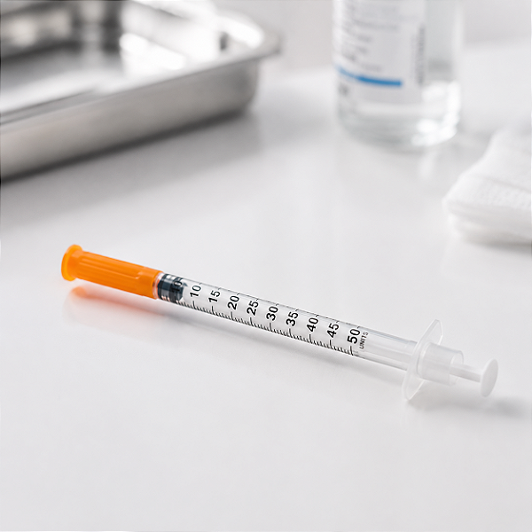 Seringa de Insulina 50UI 0,5ml Agulha Fixa Ultrafina - Venper