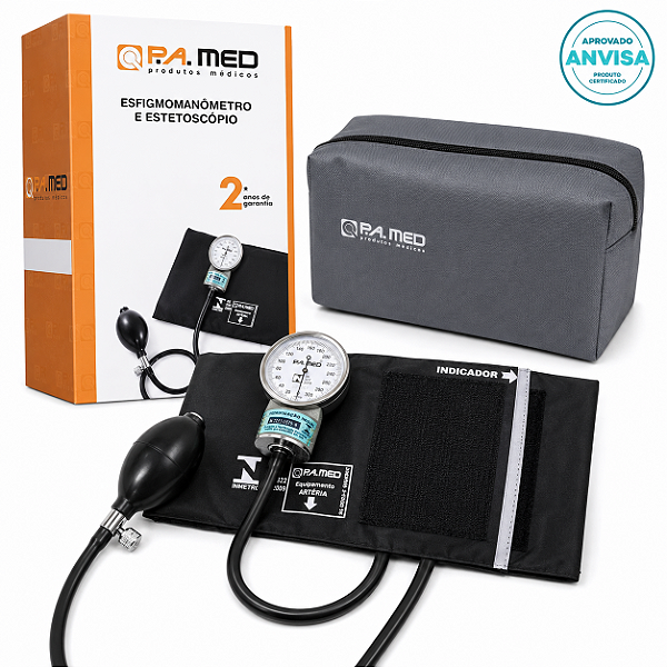 Aparelho de Pressão Arterial Adulto com Velcro Nylon P.A. MED