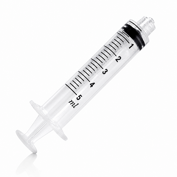 Seringa Descartável Luer Lock 5ml SR Sem Agulha