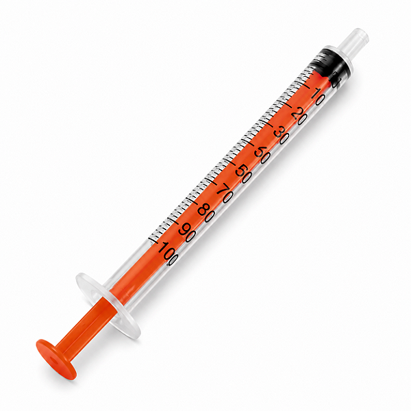 Seringa Descartável Luer Slip 1ml SR Sem Agulha