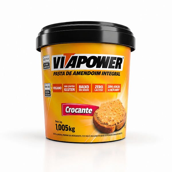 Pasta de Amendoim Vitapower Vitafor Vários Sabores e Tamanhos