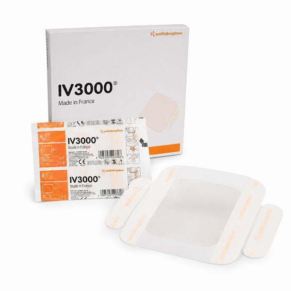 Curativo IV3000 para Fixação de Cateter Smith & Nephew