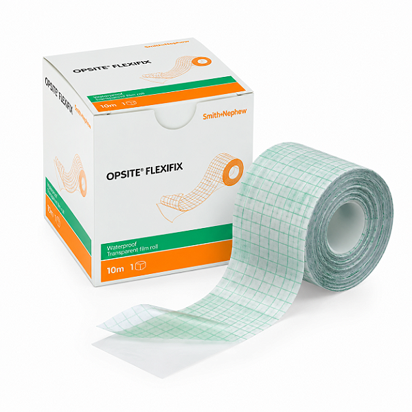 Curativo Fixador Transparente OPSITE Flexifix em Rolo 10 m Smith & Nephew