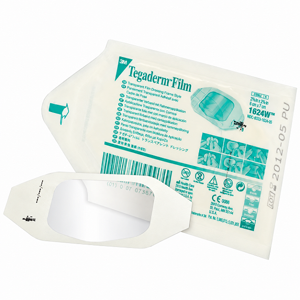 Curativo Transparente Estéril 3M Tegaderm Film 1624W 6 × 7 cm