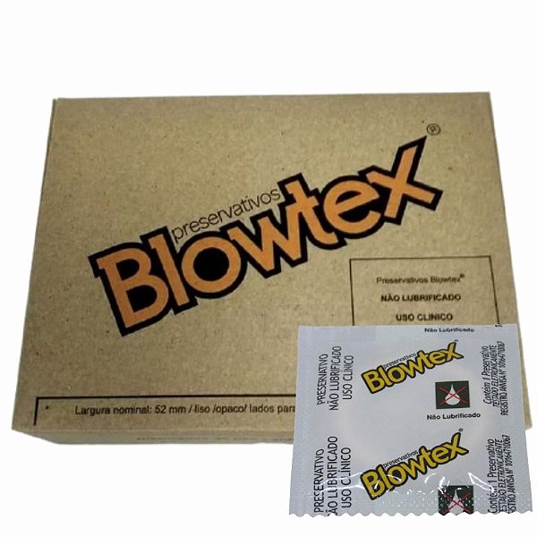 Preservativo Não Lubrificado (144un) - Blowtex