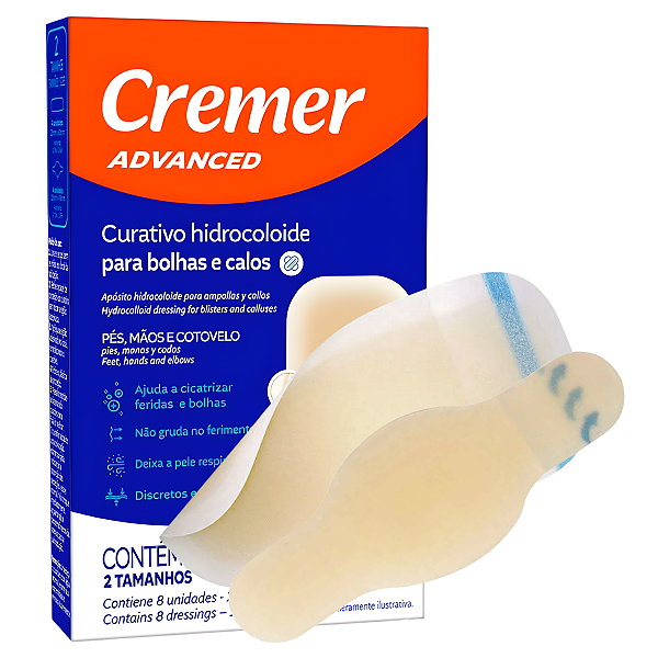 Curativo Hidrocolóide Advanced (8un) - Cremer