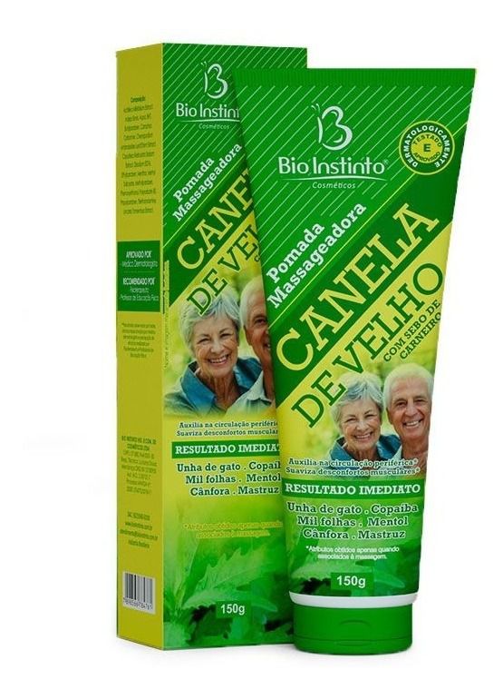 Pomada Massageadora Canela de Velho (150g) - Bio Instinto