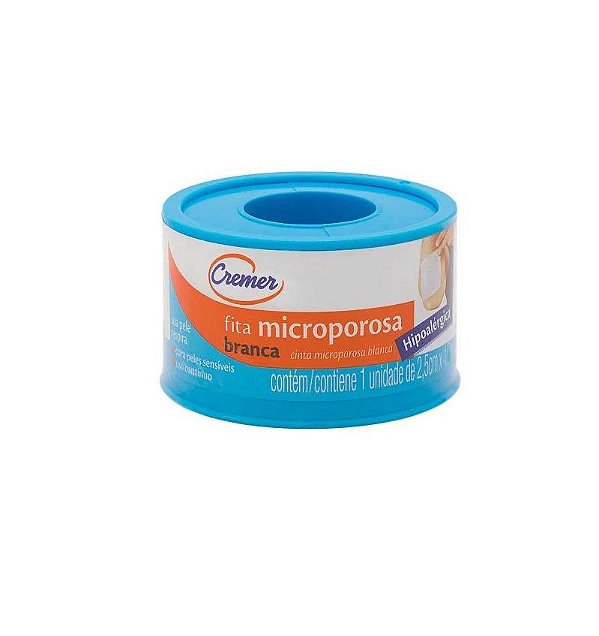 Fita Micropore 2,5cm x 10m - Cremer