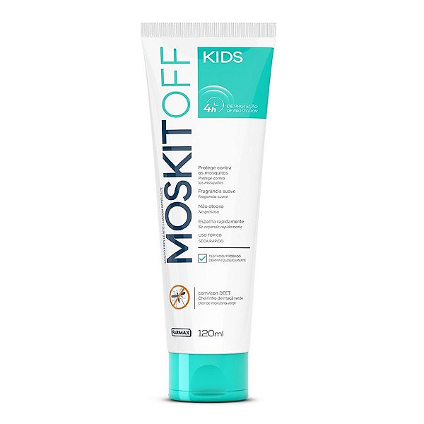 Repelente Loção Moskitoff Kids (120ml) - Farmax