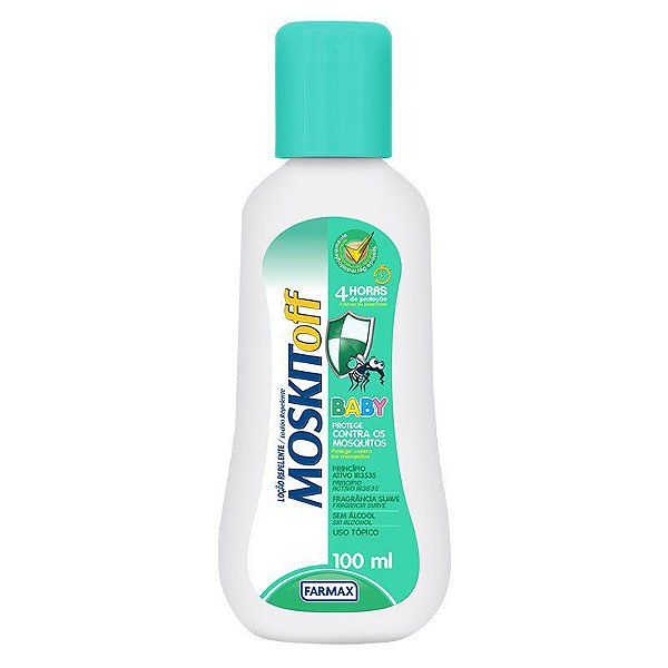 Repelente Loção Moskitoff Baby (100ml) - Farmax