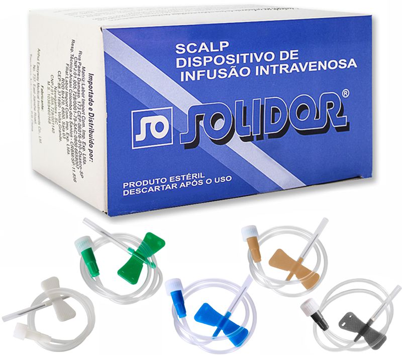 Scalp Estéril Descartável Solidor - 1 Unidade