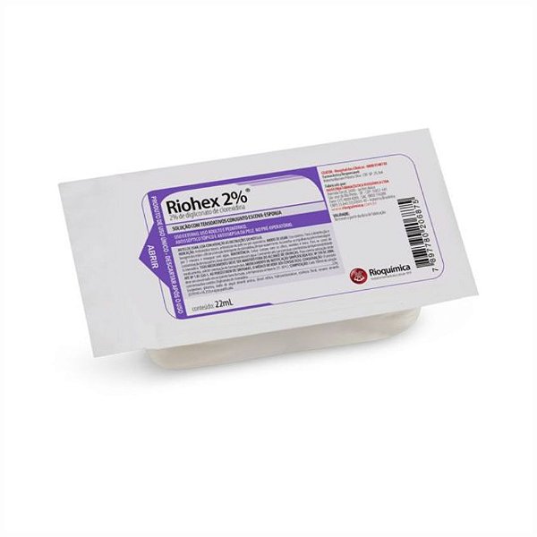 Escova para Assepsia Riohex com Clorexidina 2% - Rioquímica