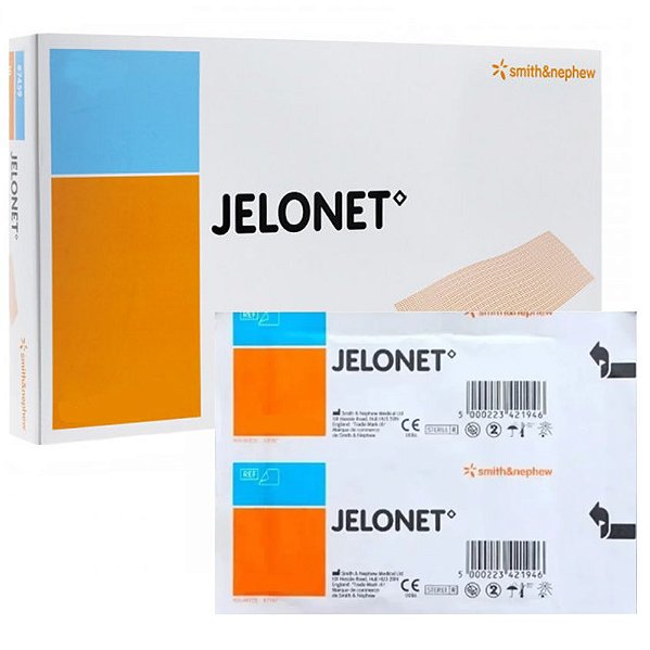 CURATIVO DE TELA DE ALGODÃO PARAFINADA JELONET™