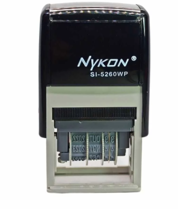 NYKON 5260 WP DATADOR RETANGULAR Preto 24 X 41 mm (SEM PERSONALIZAÇÃO)