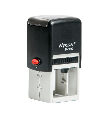 NYKON 5290 Datador DATADOR QUADRADO Preto 35 X 35 mm (SEM PERSONALIZAÇÃO)
