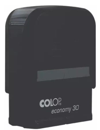 COLOP P30 ECONOMY MAIS VENDIDO Preto 18 x 47 mm (SEM PERSONALIZAÇÃO)