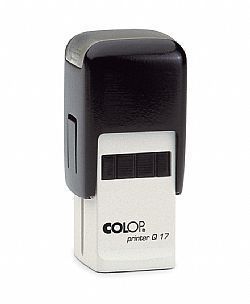 COLOP Q17 QUADRADO Preto 17 X 17 mm (SEM PERSONALIZAÇÃO)
