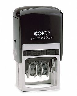 COLOP P53 Datador DATADOR RETANGULAR Preto 30 x 45 mm (SEM PERSONALIZAÇÃO)