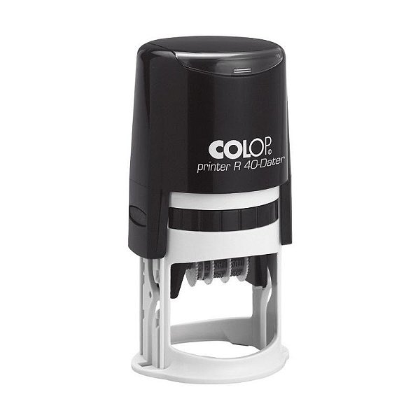 COLOP R40 Datador DATADOR REDONDO Preto 40mm mm (SEM PERSONALIZAÇÃO)