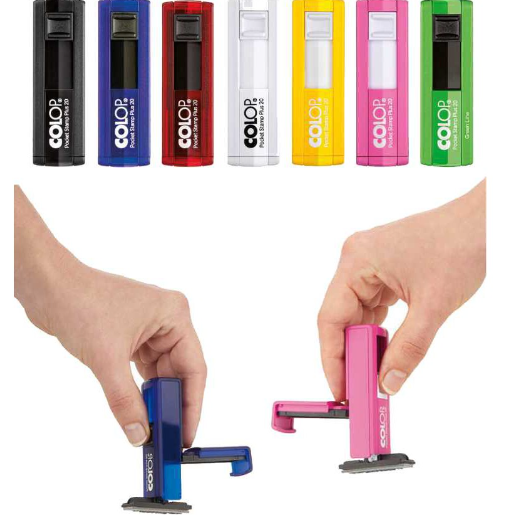 COLOP Pockets POCKET Colorido 14 x 38 mm (SEM PERSONALIZAÇÃO)