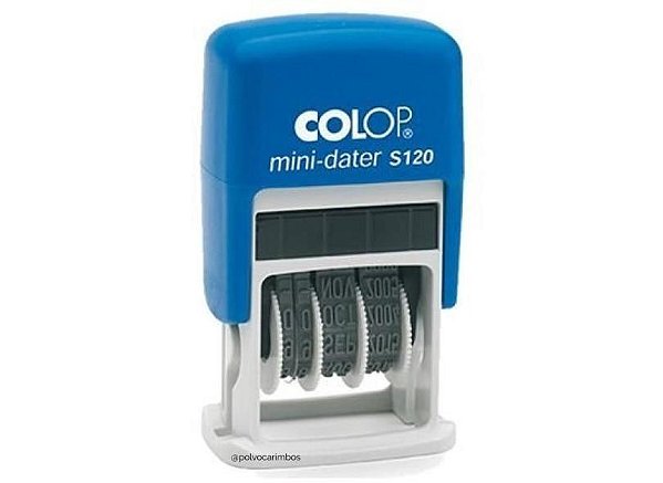COLOP S120 Datador - 4mm - FAMILIA MINI Preto