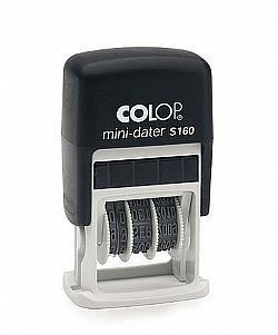 COLOP S160 FAMILIA MINI Preto - mm (SEM PERSONALIZAÇÃO)