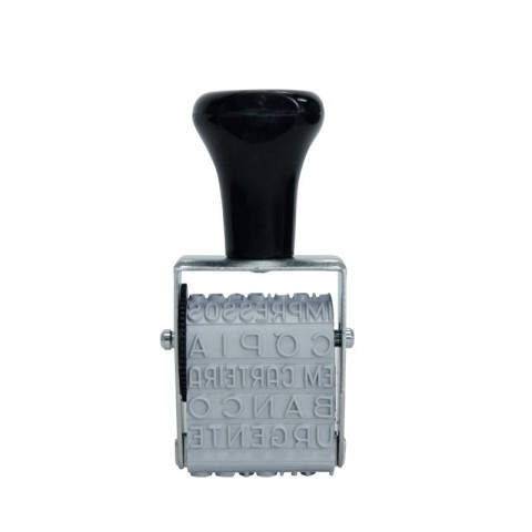 DATAKANJI Carimbo Contábil 5mm - DizeresLANÇADO, CONFERIDO, CAIXA, PAGO, ARQUIVADO, ANULADO, LIQUIDADO, IMPRESSOS, CÓPIA, EM CARTEIRA, BANCO e URGENTE.