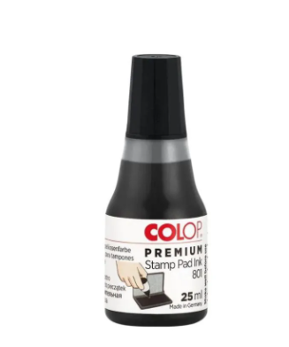 INSUMOS TINTA para Carimbo COLOP 25ML Preto A Base D'Água