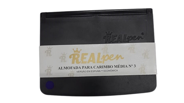 ALMOFADA REAL PEN Nº3 ALMOFADA CARIMBO DE MADEIRA  70 x 110 mm (SEM PERSONALIZAÇÃO)