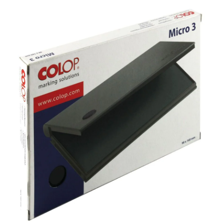 ALMOFADA COLOP Micro 3 ALMOFADA CARIMBO DE MADEIRA  90 x 160 mm (SEM PERSONALIZAÇÃO)