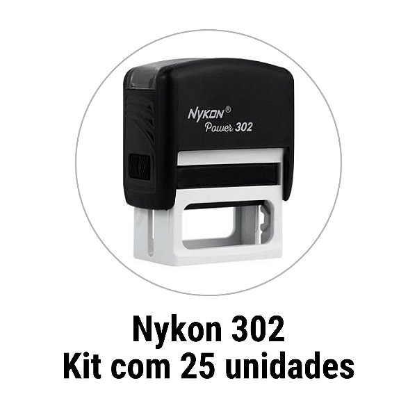 Nykon 302 - Pacote com 25 carimbos