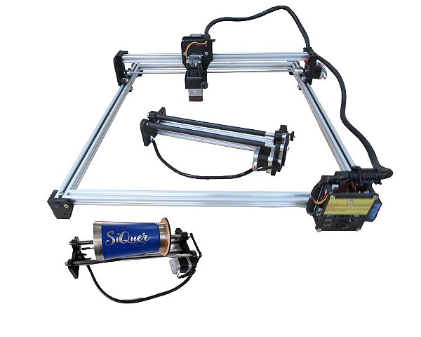 Laser Cnc 40w de consumo e 5w Real Artesanato (pronta Entrega) + Eixo Giratório