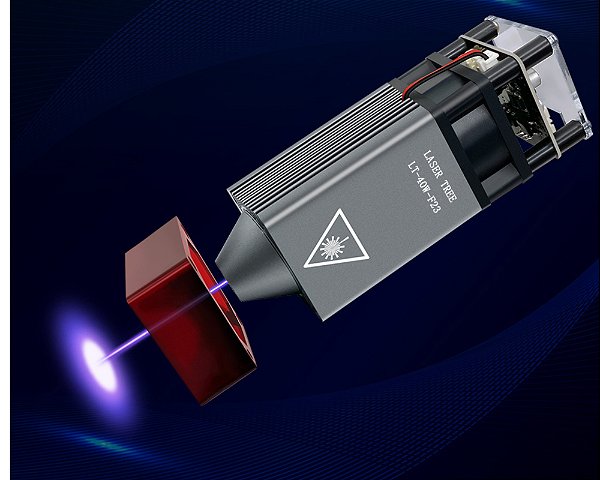 Modulo Laser 40w de consumo e 5w Real Gold Gravadora Laser Cnc