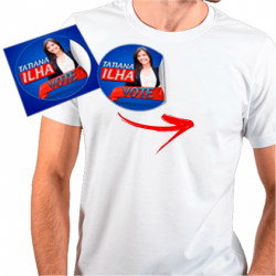 Adesivo Botton Praguinha para Campanha Politica