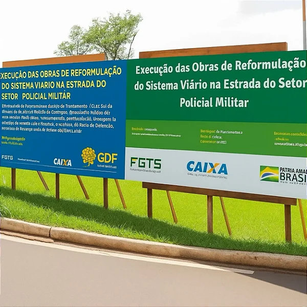 Placa em Aço Galvanizado