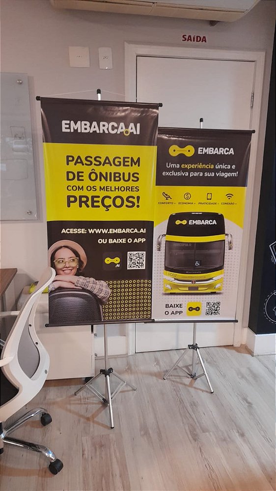 Banner em Lona vareta e corda