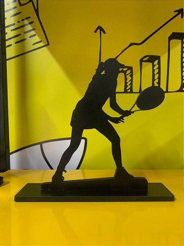 Troféus de Silhuetas jogador Beach Tennis