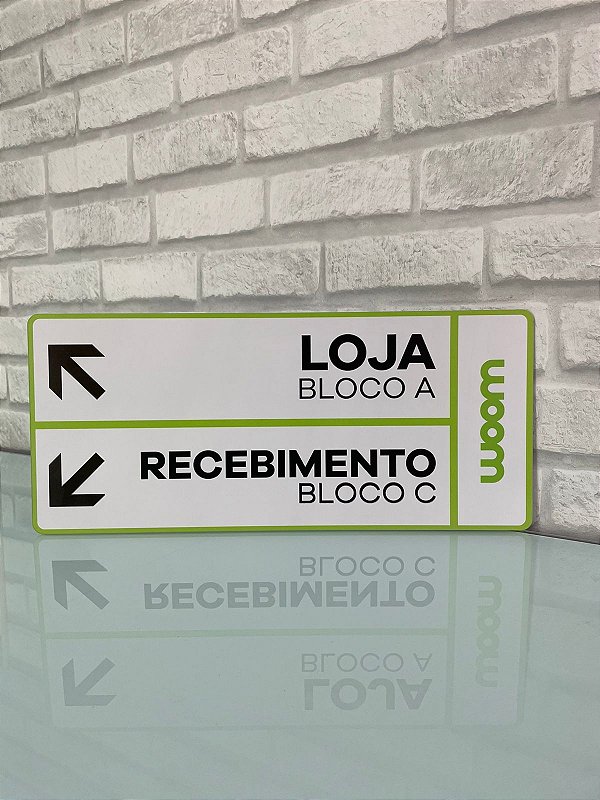 Placa de Sinalização e Identificação